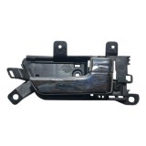 Maçaneta Interna Dianteira Direita Kia Mohave 2012 H9555 Prateado Dianteira