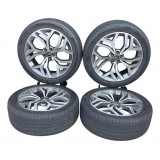 Jogo Rodas Original Velar 2.0 2020 265/45 R21 J1313 Prateado
