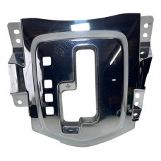 Moldura Cromada Alavanca Cambio Nissan Frontier 2021 J1390 Prateado