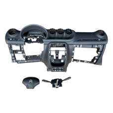 Kit Painel Tabelier Citroen Aircross 2011 H6654 968809048007 Preto