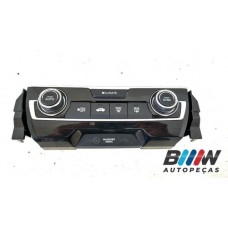 Botão Comando Ar Condicionado Honda Civic 2017 (10107) Preto