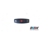 Botão Alerta Bmw 118i 2009 B1516 Vermelho