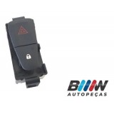 Botão Comando Alerta Trava Sandero Logan B2856 Preto