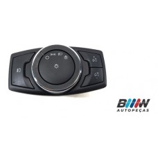 Botão Comando Chave Luz Ford Fusion Titaniun 2015 Awd C3141  Preto