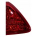 Lanterna Tampa Traseira Esquerda Sentra 2014 Original C8458 Esquerdo Vermelho