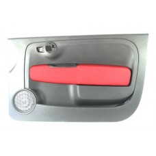 Forro De Porta Direito Fiat 500 2012 D6480 Preto