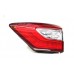 Lanterna Tampa Traseira Dir Ford Fusion 2015 D7953 C/ Riscos Direito