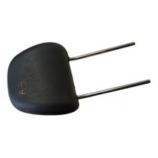 Encosto Apoio Cabeça Diant Audi A3 2016 C/ Detalhe Rev336 Preto