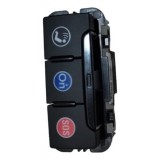 Botão On Sos Gm Onix  2017 A 2023 26211393 Preto